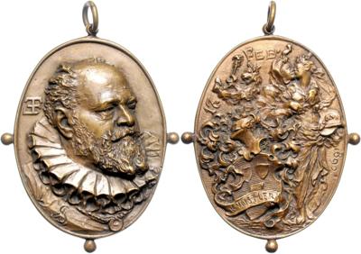 Gschnasfest der Künstlergenossenschaft in Wien am 17. Februar 1890 - Coins, medals and paper money