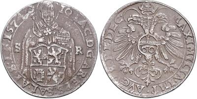 Johann Jakob Khuen v. Belasi - Mince, medaile a bankovky