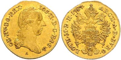 Josef II. GOLD - Coins, medals and paper money