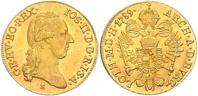 Josef II. GOLD - Coins, medals and paper money