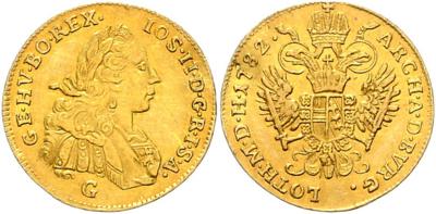 Josef II. GOLD - Mince, medaile a bankovky