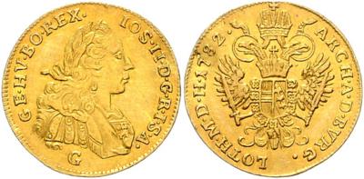 Josef II. GOLD - Coins, medals and paper money