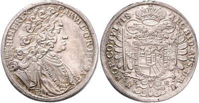 Karl VI. 1711-1740 - Münzen, Medaillen und Papiergeld