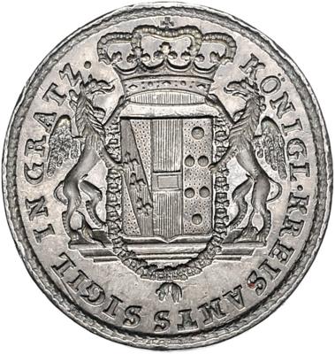 Königgrätz, Königlich (böhmisches) Kreisamtssiegel - Mince, medaile a bankovky