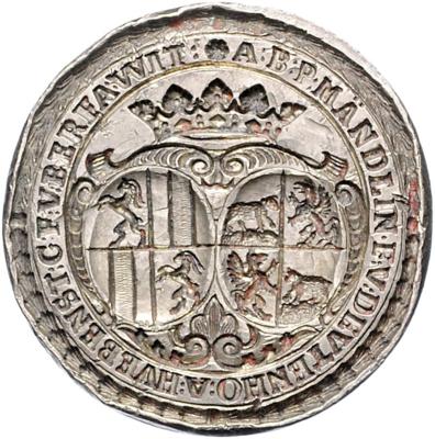 Landshut, Bayern. Mändlin von Deutenhofen zu Huebenstein 17. Jh. - Mince, medaile a bankovky