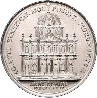 Lissabon, Basilica da Estrela oder Real Basilica e Convento do Santissimo Coracao de Jesus - Mince, medaile a bankovky