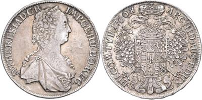 Maria Theresia - Coins, medals and paper money