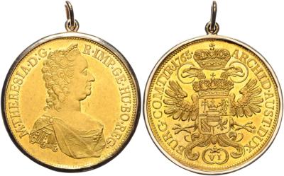 Maria Theresia GOLD - Münzen, Medaillen und Papiergeld