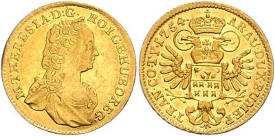 Maria Theresia GOLD - Münzen, Medaillen und Papiergeld