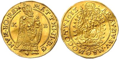 Matthias II. GOLD - Münzen, Medaillen und Papiergeld
