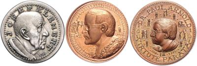 Personenmedaillen des Künstlers und Medailleurs Helmut ZOBL - Mince, medaile a bankovky