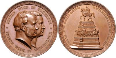 Preussen, Friedrich Wilhelm IV. 1840-1861 - Münzen, Medaillen und Papiergeld