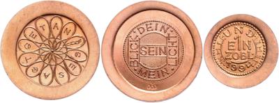 Schaffungszeitraum 1994-1998 des Künstlers und Medailleurs Helmut ZOBL - Mince, medaile a bankovky