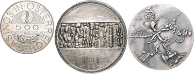 Schaffungszeitraum vor 1981 des Künstlers und Medailleurs Helmut ZOBL - Monete, medaglie e cartamoneta