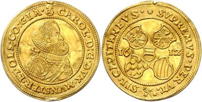 Schlesien Münsterberg-Öls, Karl II. 1587-1617 GOLD - Coins, medals and paper money
