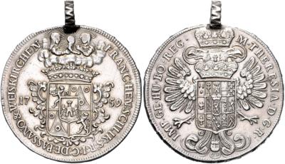 Schlick, Franz Heinrich 1710-1766 - Münzen, Medaillen und Papiergeld