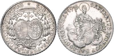 Sigismund v. Schrattenbach - Mince, medaile a bankovky