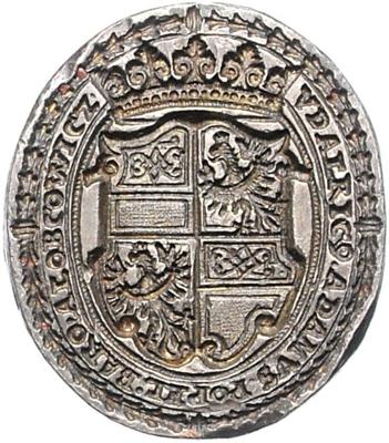Ulrich Adam Popel von Lobkowitz 1610-1649, Obermünzmeister 1636-1643, kaiserlicher Kämmerer - Mince, medaile a bankovky