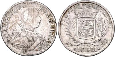 Württemberg, Karl Eugen 1737-1793 - Mince, medaile a bankovky