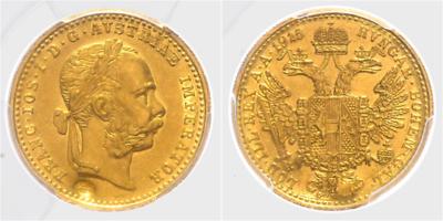"Franz Josef I."/ Jugoslawien, GOLD - Mince, medaile a bankovky