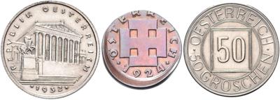1. / 2. Republik - Monete, medaglie e cartamoneta