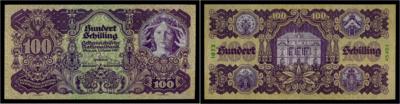 100 Schilling 1927 - Mince, medaile a bankovky