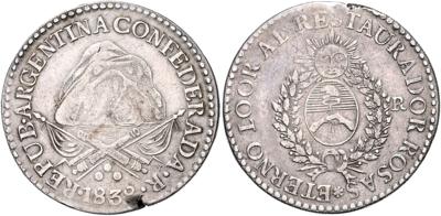 Argentinien, Republik 1816- - Coins, medals and paper money