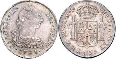 Carlos III. 1759-1788 - Münzen, Medaillen und Papiergeld