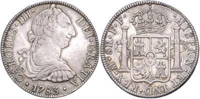 Carlos III. 1759-1788 - Münzen, Medaillen und Papiergeld