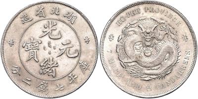 China, Hu- Peh - Coins, medals and paper money