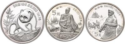 China, Volksrepublik - Münzen, Medaillen und Papiergeld
