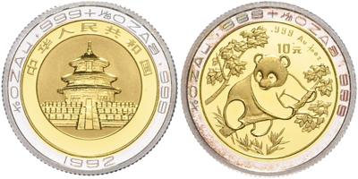 China, Volksrepublik- Panda GOLD - Mince, medaile a bankovky
