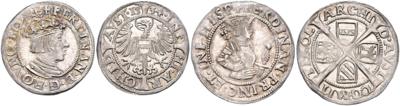 Erzh. Sigismund, Kaiser Maximilian I. und Ferdinand I. - Monete, medaglie e cartamoneta
