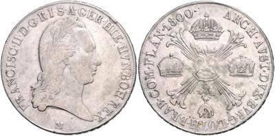 Franz II./I. - Mince, medaile a bankovky
