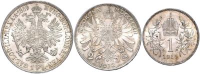 Franz Josef I. - Coins, medals and paper money