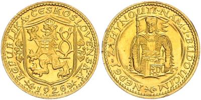 GOLD - Coins, medals and paper money