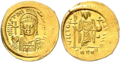Iustinianus I. 527-565 GOLD - Münzen, Medaillen und Papiergeld