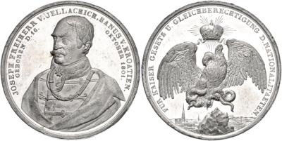 Joseph Freiherr von Jellachich - Münzen, Medaillen und Papiergeld