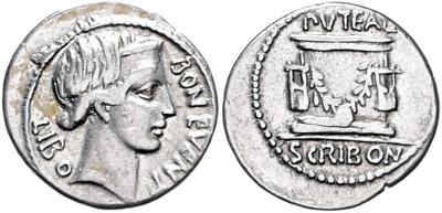 L. Scribonius Libo - Mince, medaile a bankovky