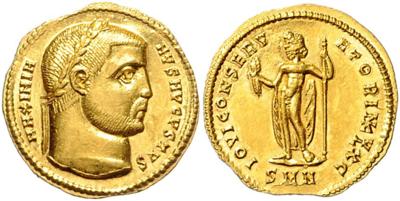 Maximianus II. Galerius 293-311, GOLD - Monete, medaglie e cartamoneta