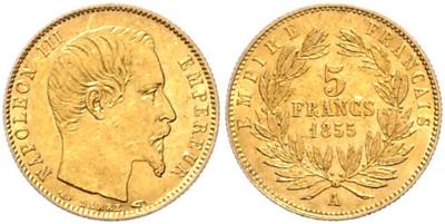 Napoleon III. 1852-1870 GOLD - Mince, medaile a bankovky