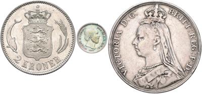 Nord- Westeuropa - Münzen, Medaillen und Papiergeld