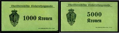 Oberösterreichische Kinderrettungswoche - Mince, medaile a bankovky