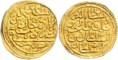 Osmanisches Reich, Mehmed III. AH 1003-1012 (1595-1603) GOLD - Mince, medaile a bankovky