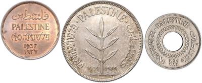 Palästina - Mince, medaile a bankovky