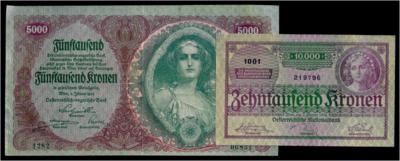 Papiergeld Österreich und International - Monete, medaglie e cartamoneta