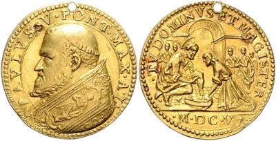 Paul V. 1605-1621 GOLD - Münzen, Medaillen und Papiergeld