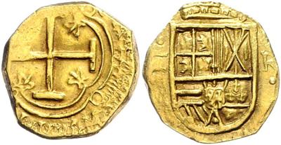 Philipp IV. 1621-1665 GOLD - Münzen, Medaillen und Papiergeld