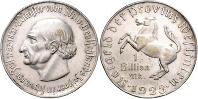 Provinz Westphalen - Münzen, Medaillen und Papiergeld