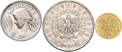 Republik Polen/Nachkriegsgeld - Münzen, Medaillen und Papiergeld
